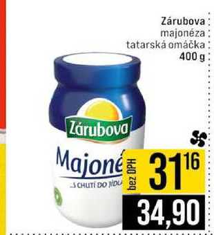 Zárubova majonéza tatarská omáčka 400 g