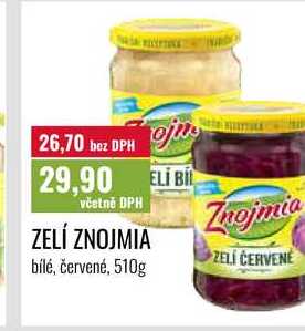 ZELÍ ZNOJMIA bílé, červené, 510g