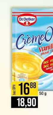 Dr.Oetker Creme Vanilkovou příchtí 50 g 