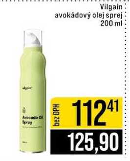 Vilgain avokádový olej sprej 200 ml 