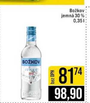 Božkov jemná 30 % 0,35l