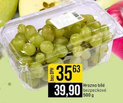 Hrozno bílé bezpeckové 500g