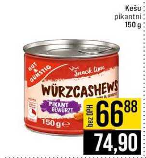Kešu pikantni 150 g