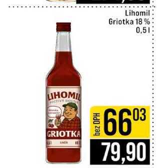 Lihomil Griotka 18% 0,5l