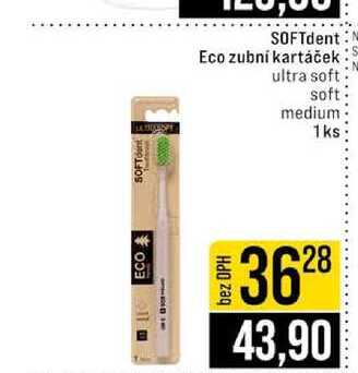 SOFTdent Eco zubní kartáček ultra soft soft medium 1ks