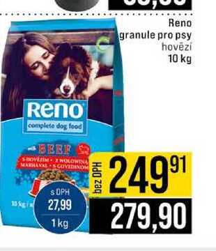 Reno granule pro psy hovězí 10 kg 