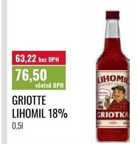 GRIOTTE LIHOMIL 18% 0,5l