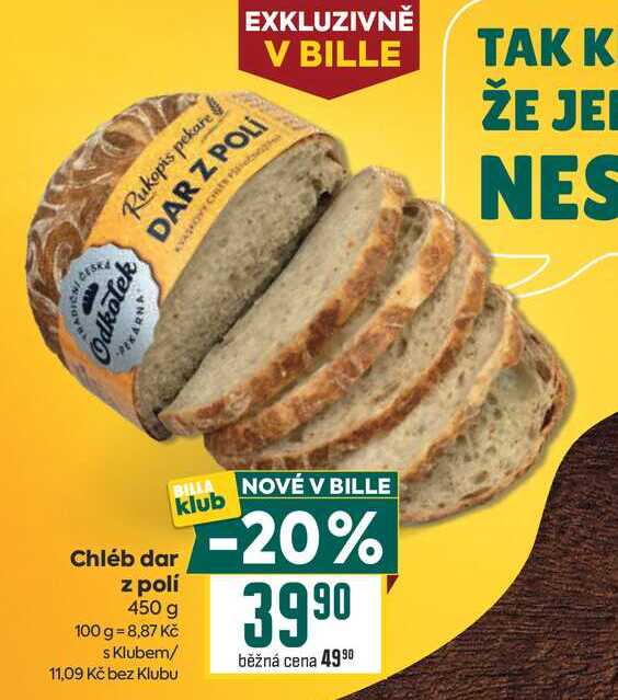 Chléb dar z polí 450 g 