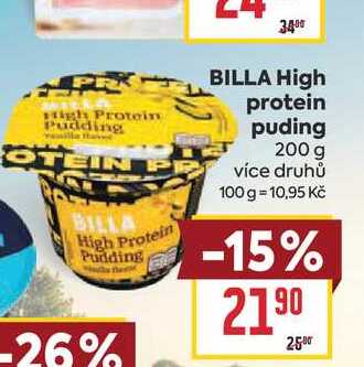 BILLA High Protein Pudding 200 g