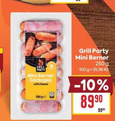 Grill Party Mini Berner 250 g