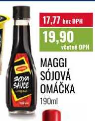 MAGGI SÓJOVÁ OMÁČKA 190ml 