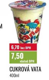 CUKROVÁ VATA 400ml 