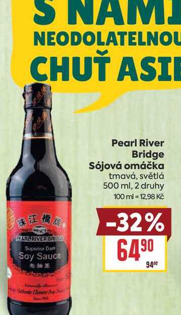 Pearl River Bridge Sójová omáčka tmavá, světlá 500 ml