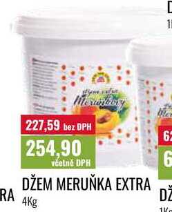 DŽEM MERUŇKA EXTRA 4Kg