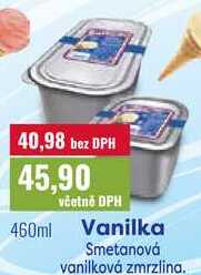 Vanilka 460ml, 2,2 l