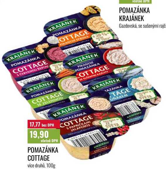 POMAZÁNKA COTTAGE 100g