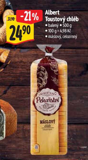 Albert Toustový chléb 500 g
