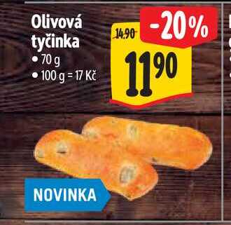 Olivová tyčinka  70  g