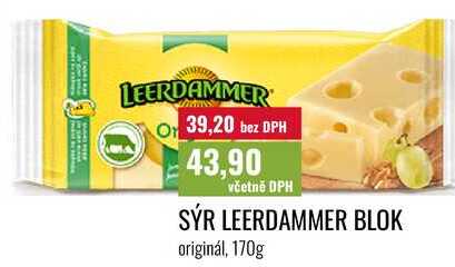 SÝR LEERDAMMER BLOK 170g 