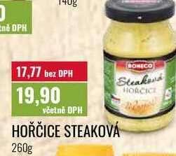 HOŘČICE STEAKOVÁ 260g 