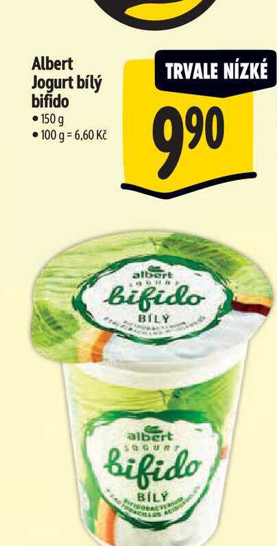 Albert Jogurt bílý bifido 150 g