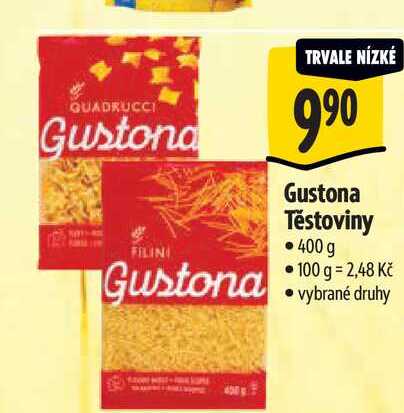   Gustona Těstoviny 400 g  