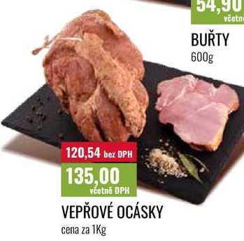 VEPŘOVÉ OCÁSKY cena za 1Kg