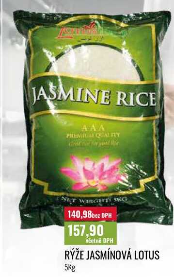 RÝŽE JASMÍNOVÁ LOTUS 5Kg