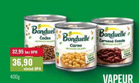 Bonduelle Vapeur 400g