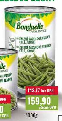 Bonduelle ZELENÉ FAZOLOVÉ LUSKY 4000g