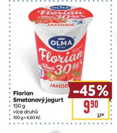 Florian Smetanový jogurt 150 g