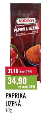 PAPRIKA UZENÁ 70g 