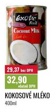 KOKOSOVÉ MLÉKO 400ml 