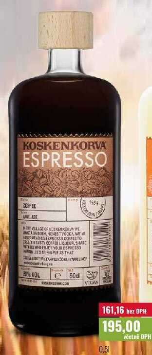 KOSKENKORVA ESPRESSO 0,5l