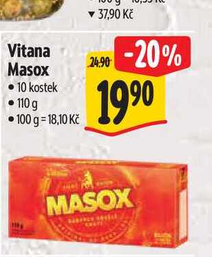 Vitana Masox  10 kostek 110 g 