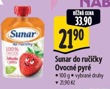   Sunar do ručičky Ovocné pyré 100 g 