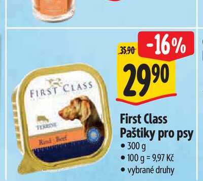   First Class Paštiky pro psy 300 g  