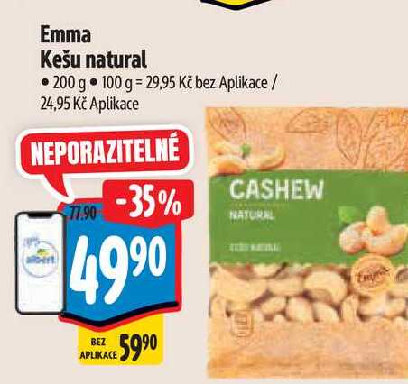 Emma Kešu natural 200 g 