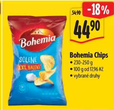 Bohemia Chips, 230-250 g