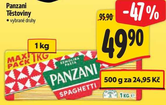 Panzani Těstoviny, 1 kg