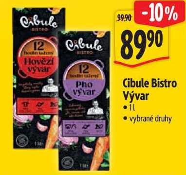 Cibule Bistro Vývar, 1 l