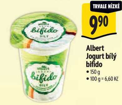 Albert Jogurt bílý bifido, 150 g