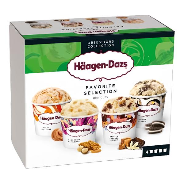 Häagen-Dazs Favorite Collection Mini Cups 4x95ml