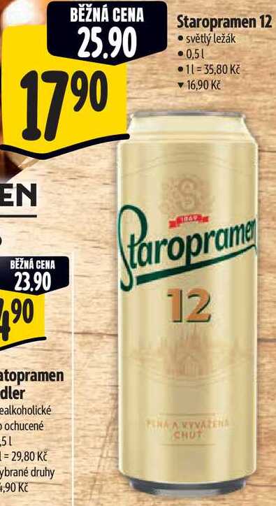 Staropramen 12, 0,5 l 