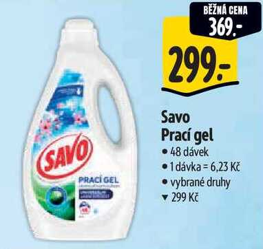 Savo Prací gel, 48 dávek 