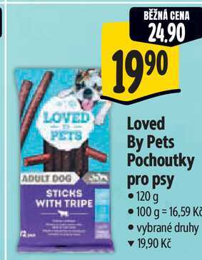 Loved By Pets Pochoutky pro psy, 120 g