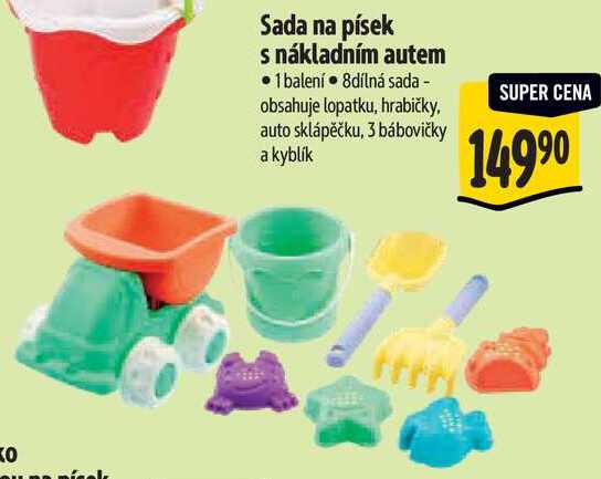 Sada na písek s nákladním autem