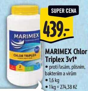 MARIMEX Chlor Triplex 3v1, 1,6 kg