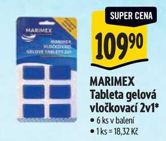 MARIMEX Tableta gelová vločkovací 2v1, 6 ks