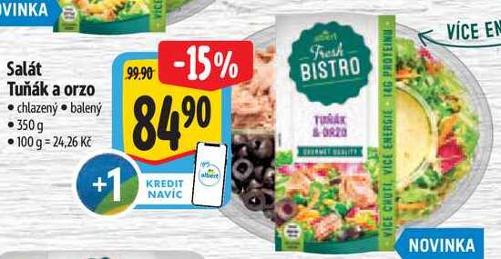 Salát Tuňák a orzo, 350 g
